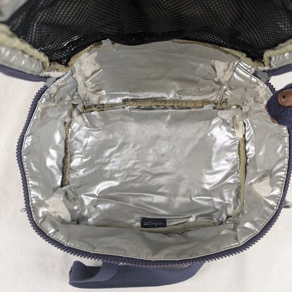 Authentic Kipling Miyo Lunch bag Blue - Used - Great Condition - Quick Ship - Picture 8 of 16